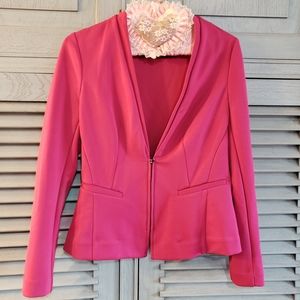 💗Worthington Women's Jacket, size M, Dark Rose, zipper front, gently worn💗